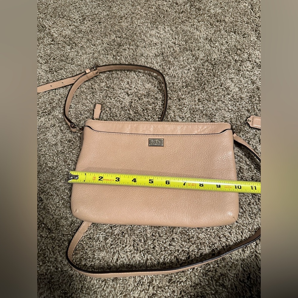Coach Tan Leather Crossbody Bag - Picture 5 of 7